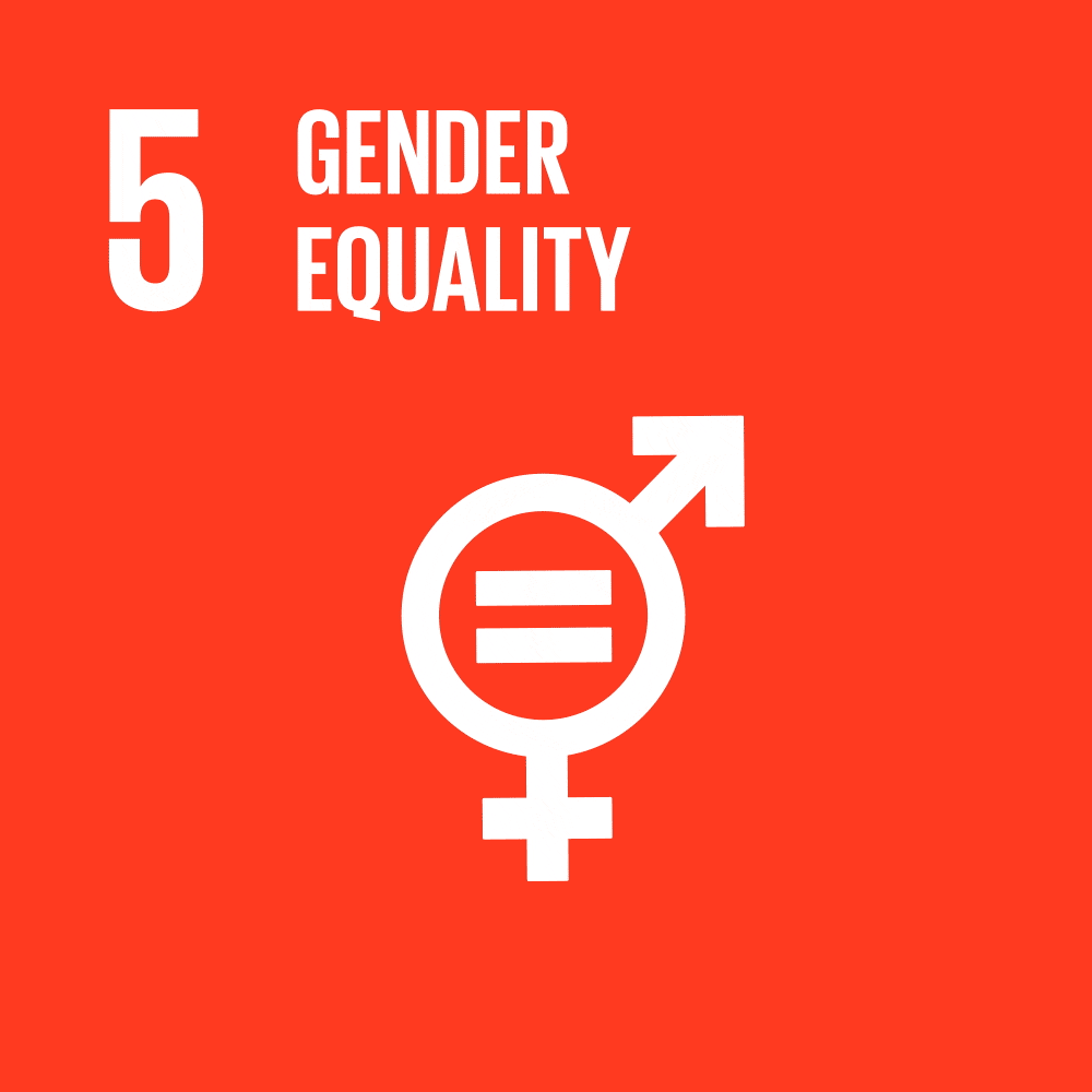 SDG 5 - Geschlechtergleichheit; https://unric.org/de/17ziele/#sdg-de-ziele;
https://www.un.org/sustainabledevelopment/news/communications-material/